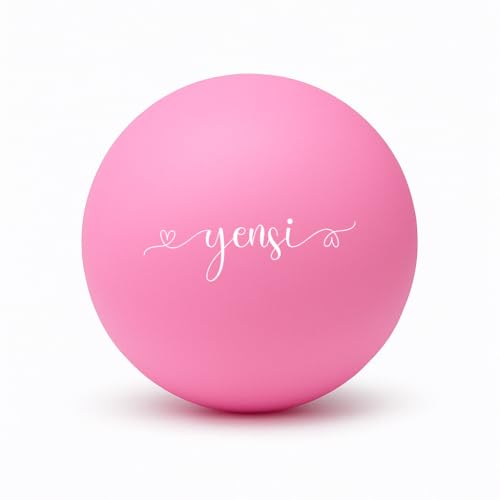 Silicone Massage Lacrosse Ball for Trigger Point Therapy, Muscle Knots, and Physical Therapy. Single Ball for Deep Tissue Massage and Myofascial Release. Latex-Free. (Pink Fusion) - color: Pink Fusion