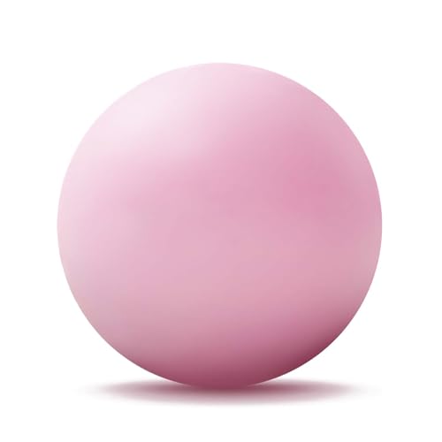 WOVTE Massage Lacrosse Ball for Sore Muscles, Shoulders, Neck, Back, Foot, Body, Deep Tissue, Trigger Point, Muscle Knots, Yoga and Myofascial Release (Pink) - color: Pink