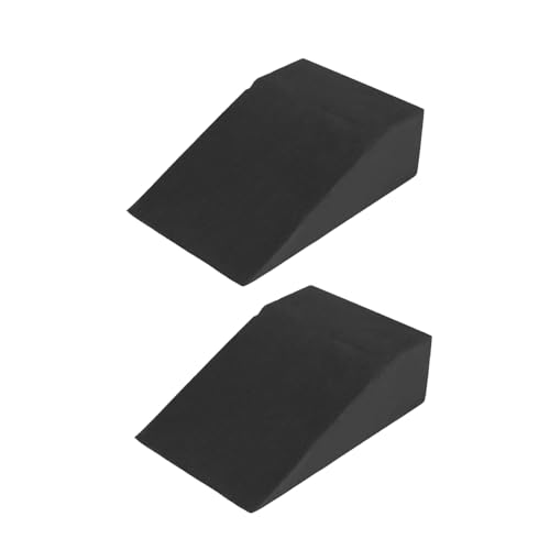 Pack of 2 Squat Wedge Block for Heel Elevated Squat Weightlifting Calf Stretcher Slant Board for Mobility Balance and Strength Performance