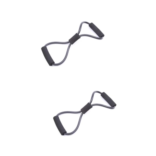 2pcs Expander Spring Exercise Spring Expander Arm Exercise Resistance Bands Rubber - color: Blackx2pcs, size: mediumx2pcs