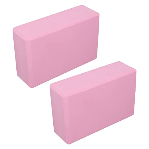 2PCS Yoga Block for Yoga Pilates Meditation Nonslip Appearance Provides Stability Nonslip EVA Yoga Blocks