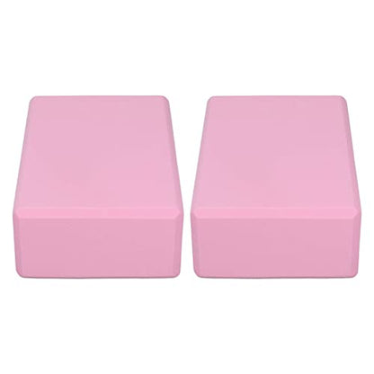 2PCS Yoga Block for Yoga Pilates Meditation Nonslip Appearance Provides Stability Nonslip EVA Yoga Blocks