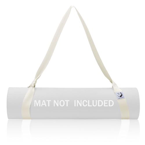 Yoga Mat Straps for Carrying, Adjustable Yoga Mat Carrier Sling Fits All Mats(Mat Not Included)