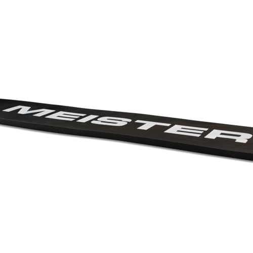 Meister X Band Comfort-Width 41" x 2" Resistance Bands - X-Wide Premium Loop Bands - style: Heavy / Black