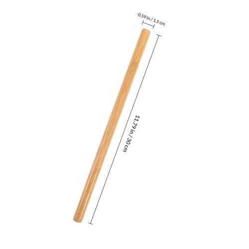Artibetter Chinese Wood Massage Stick for Neck and Shoulder, 30cm X 1.5cm Wooden Roller Stick for Full Body Therapy, Mobility Training and Muscle Relief at Home