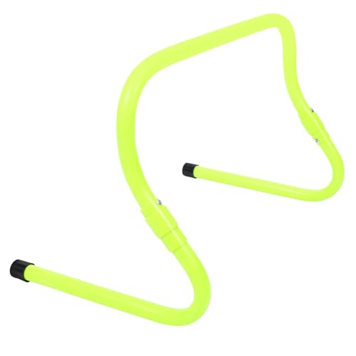 Agility Hurdle Adjustable Height PVC Plastic Training Hurdles for Football Speed and Agility Drills, Foldable Green Sports Equipment for Youth Athletes