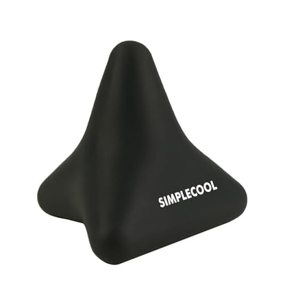 Manual Trigger Point Massage Tool. Small Massager Ball for Deep Tissue Myofascial Release Physical Therapy Foot Plantar Fasciitis Pain Relief Muscle Knot Psoas Hip Flexor Iliacus Release 3×2.6″(Black) - color: Black