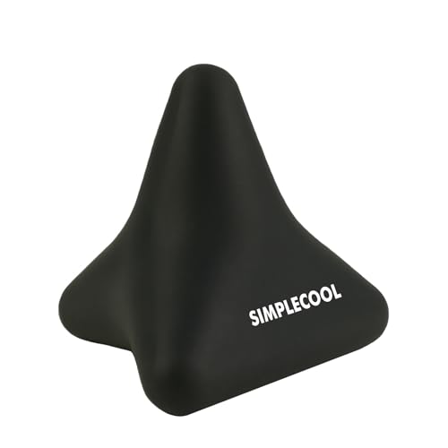 Manual Trigger Point Massage Tool. Small Massager Ball for Deep Tissue Myofascial Release Physical Therapy Foot Plantar Fasciitis Pain Relief Muscle Knot Psoas Hip Flexor Iliacus Release 3×2.6″(Black) - color: Black