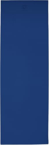 Ascend Yoga Mat - Premium 6mm Thick, 72" x 24", Solid or Reversible Print, Non Slip, Tear Resistant, Workout Mats for Pilates, Home, Studio, Fitness, Gym, Training, Floor Stretching - color: Dark Blue - Solid