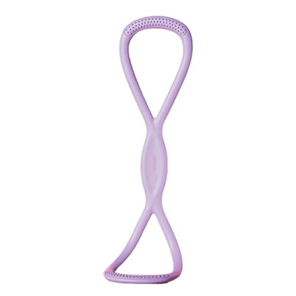 Stretch Fitness Band Portable Body Stretching Tension Rope - color: Purplle, size: 25 lbs