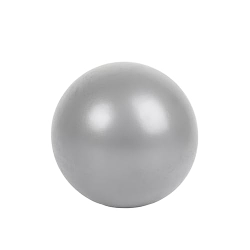 Small Pilates Ball 9 Inch Small Exercise Ball Mini Workout Yoga Balls for Gym Yoga, Core Training, Fitness, Workout, Stability, Improves Balance - color: grey-1 Pcs