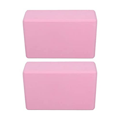 2PCS Yoga Block for Yoga Pilates Meditation Nonslip Appearance Provides Stability Nonslip EVA Yoga Blocks