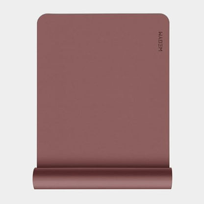 WeGym Yoga Mat, 4mm Cushioned Exercise Mat for Yoga, Pilates, Home Workouts - Anti Slip Polyurethane Suede Yoga Mat with Carrying Strap - color: Rose Pink, style: Polyurethane