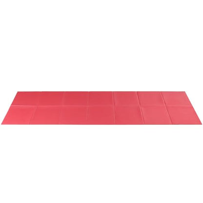 Foldable Yoga Mat Non Slip Exercise Mat 4mm PVC Portable Fitness Workout Mat for Pilates Yoga Floor Exercise Travel Compact Lightweight 68" x 24 "