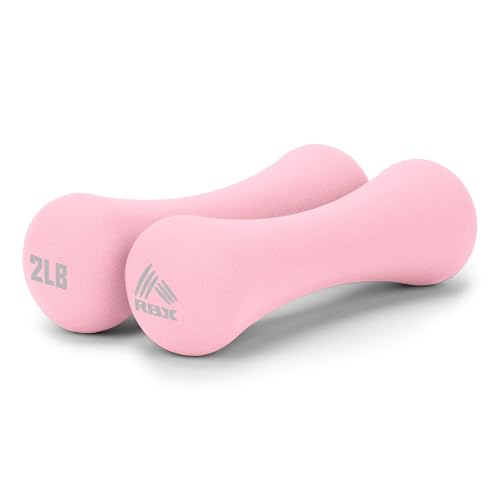 RBX Hand Weights, Neoprene Hand Weights for Home Workouts, Cardio & Strength Training, Home Gym Equipment
