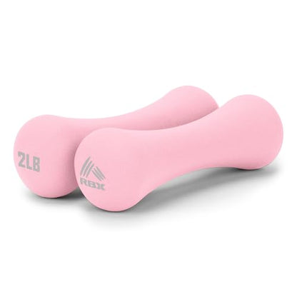 RBX Hand Weights, Neoprene Hand Weights for Home Workouts, Cardio & Strength Training, Home Gym Equipment