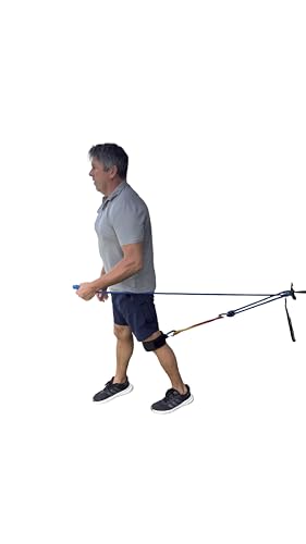 Resistance Band Kit with Pulley, Ankle Strap, Carabiners, Flexibility Training