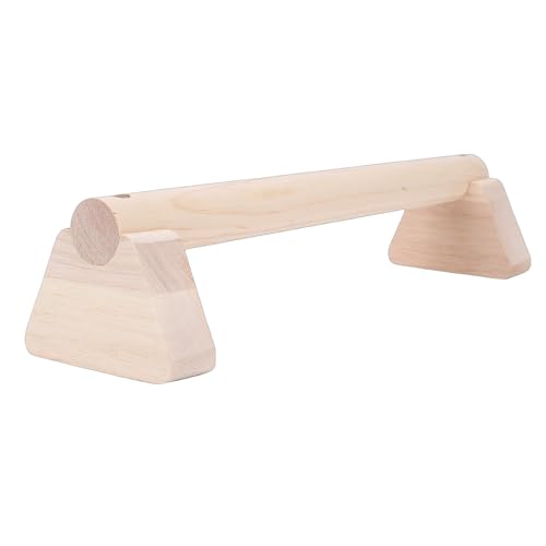 Wooden Parallettes Push Up Bars, Anti Slip Handstand Bars, Handstand Trainer Push Up Handles for Strength Training and Calisthenics, Home Workout Equipment