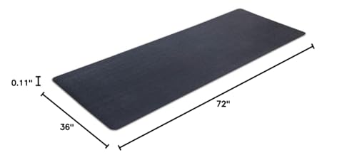 MOTIONTEX Fitness Equipment Mat - size: 72"L x 36"W x 0.1"Th