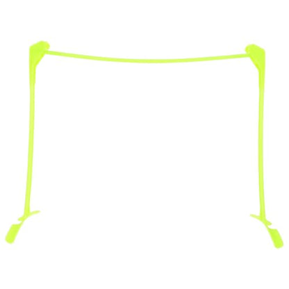 TEHAUX Adjustable Height Soccer Training Hurdle Agility Speed Hurdles Foldable Plastic Football Training Equipment for Athletic Agility Drills