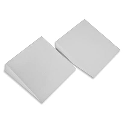 12" Foam Incline Stretch Wedge - Set of 2 - By Trademark Innovations (Dove Gray) - color: Dove Gray
