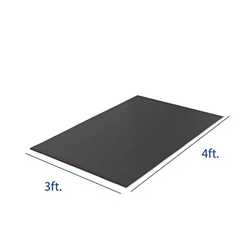 Xterra Floor Mat — Heavy Duty, Thick 6mm PVC, Nonslip, Textured Fitness Equipment Floor Protector for Treadmill or Bike - style: Bike Mat