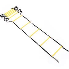 Fitfix® Speed and Agility Training 6Mtr Length Agility Round Ladder - Improve Speed, Quickness, and Footwork Equipped with 12 Rungs with Free Carry Bag