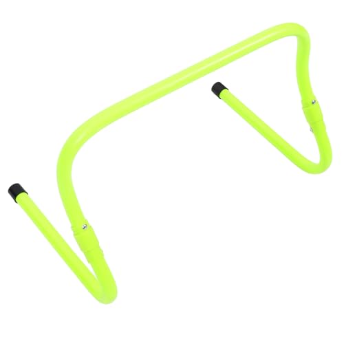 Luxshiny Soccer Training Hurdles Adjustable 2-Height PVC Plastic Agility Speed Hurdles Lightweight Foldable Football Training Equipment