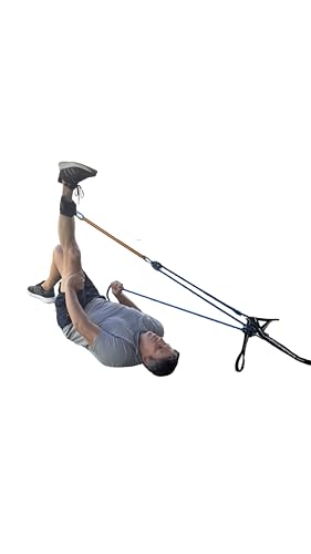 Resistance Band Kit with Pulley, Ankle Strap, Carabiners, Flexibility Training