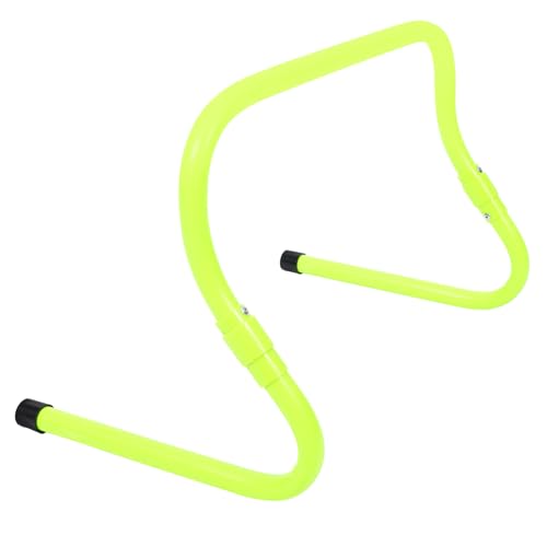 INOOMP Wear-Resistant Adjustable Height Plastic Agility Hurdles for Football Training, Foldable ’s Speed Hurdles in Green, Speed Agility Training Equipment for Running Drills