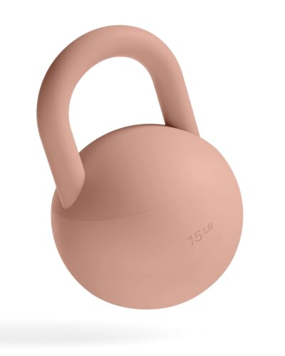 Bala Kettleball Soft Kettlebell for Women - Core & Strength Training - color: Sand, size: 15.0 Pounds