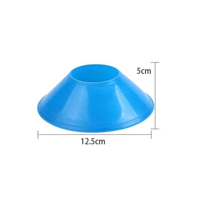 40pcs Mini Round Soccer Training Discs Soft Durable Agility Markers for Drills and Practice Small Cones - color: 12.5cm green