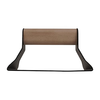 Wood Push up Bars with Ergonomical Handle. Portable