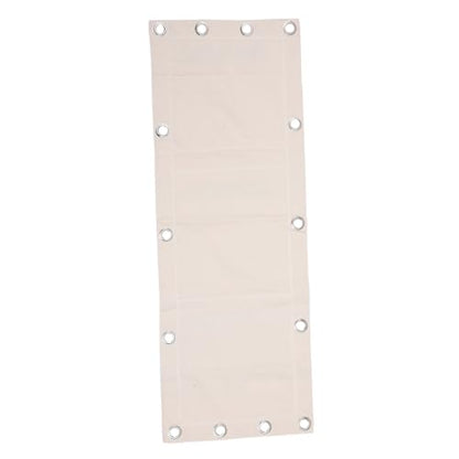 HEMOTON Wall-Mounted Triplet Boxing Bag 110x40cm Empty Sandbag Fitness Punching Bag for Boxing Training and Workout Equipment