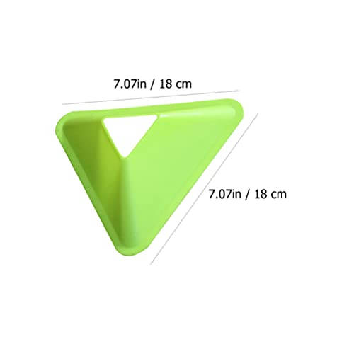 BESPORTBLE 20pcs Training Disc Football Triangle Agility Soccer Cones Sign for Basketball Sports Games Training Accessories