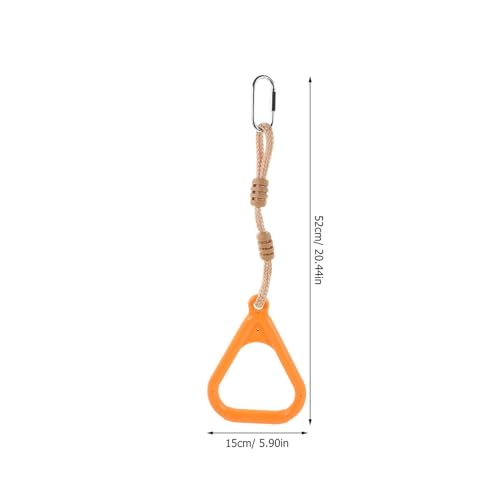 BESTonZON Gymnastics Rings with Straps, Non-Slip Adjustable Workout Rings for Indoor and Outdoor Fitness, ’s Bodyweight Exercise Play Set Attachment