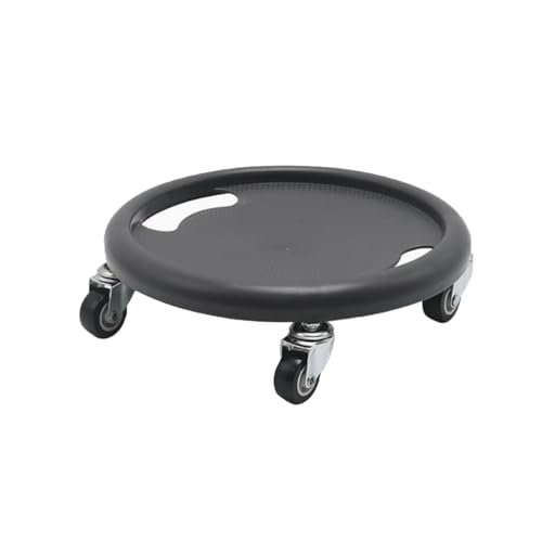 Ab Roller, Ab Exercise Equipment with 4 Rollers Complimentary Spanner Abdominal Wheel Board 360 Degrees Swivel Abdominal Wheel Board Core Coaster Abdominal Strength Workout Trainer for Home Gym Fitness - color: Black