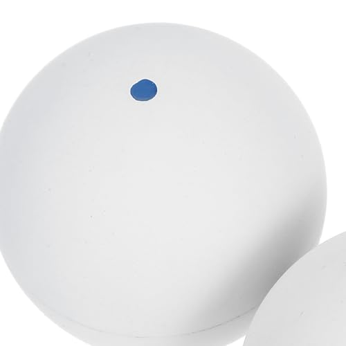 2pcs Single Dot Squash Training Balls Rubber Practice Hand-Eye Trainer Indoor Reaction Elastic Bounce Balls for Beginner Competition Use