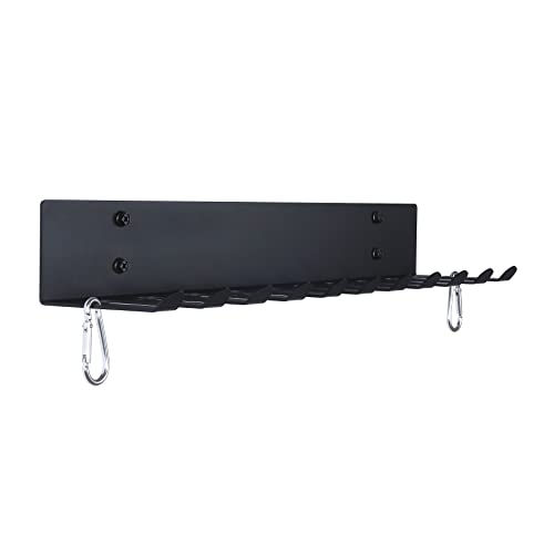 Gym Storage Rack Resistance Band Rack Wall Mount Barbell Rack Heavy Duty Home Gym Storage Rack for Gym Equipment, Exercise Bands, Lifting Belts and Jump Ropes, Gym Accessories