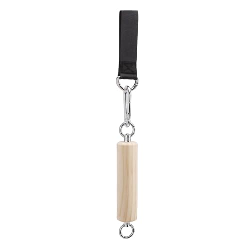 Wooden Pull Up Grip, Natural Beech Wood Strength Trainer with Hooks for Home Gym Workouts, Climbing Enthusiasts, Bodyweight Training