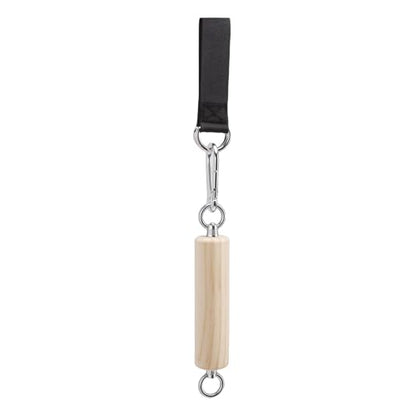 Wooden Pull Up Grip, Natural Beech Wood Strength Trainer with Hooks for Home Gym Workouts, Climbing Enthusiasts, Bodyweight Training