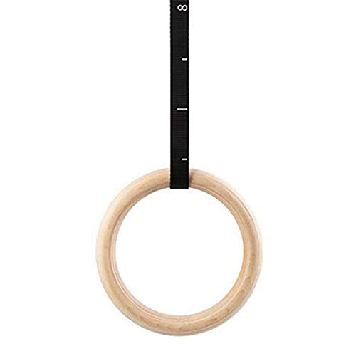 2Pcs Fitness Rings Training Ring New Wooden 32mm Exercise Fitness Gymnastic Rings Gym Exercise