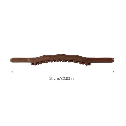 Massage Sticks - Natural Portable Wooden Roller Bar - Wood Stick Massage Tool | for Home House Bedroom Office Indoor Women Men Arm Legs Shoulders