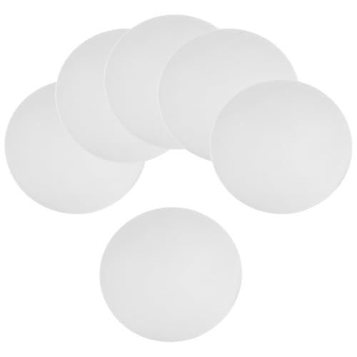 Spot Markers for Agility Dot, Non-Slip Poly Spots Floor Dots Flat Field Soccer Training Equipment for Gym - color: White