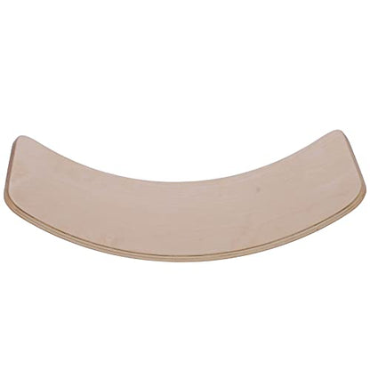 Wooden Toys, Multifunctional Wooden Balance Board Training Curved Rocker Board Fitness Accessory