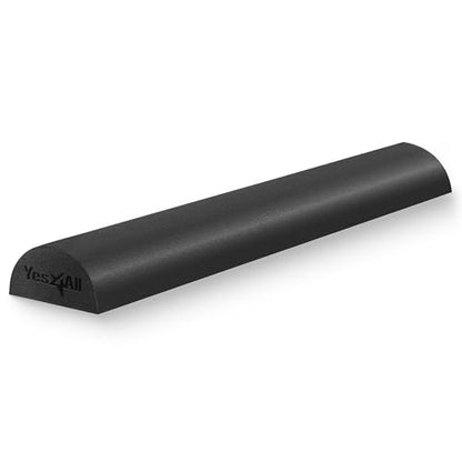 Yes4All Medium Firm Half Foam Rollers for Post-Workout Relaxation, 12/18/24/36 inch PE Foam Roll for Back Massage & Yoga Exercise