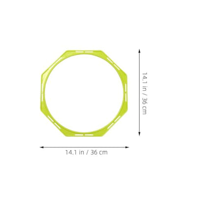 4Pcs Agility Training Rings Football Exercise Circles for Speed and Agility Training Portable Agility Gear for Soccer and Basketball