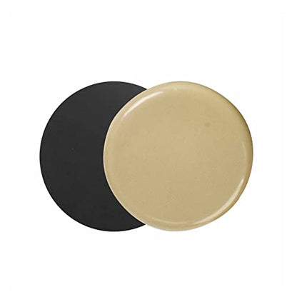 Jobar IdeaWorks S/4 Round 5" Dia Carpet Sliders - Protect Your Carpet and Make Moving Easy,Brown