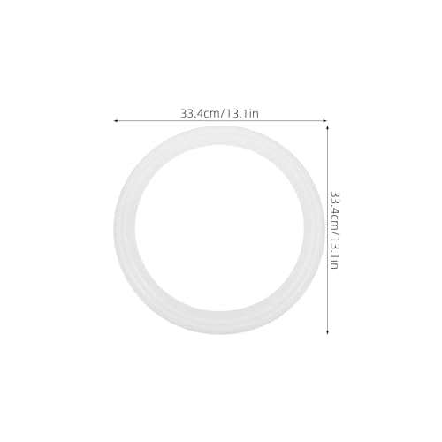 4pcs Juggling Rings: 13'' Juggling Rings for Outdoor Activities Circus Props and Tossing Games - Plastic Throwing Hoop for Beginners & Professionals
