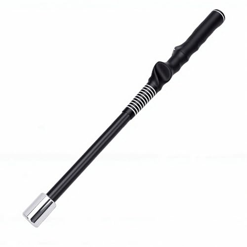 Golf Swing Trainer, Grip Correction Swing Click Feedback Training Aid Weighted Portable Indoor Outdoor Practice Stick for Beginner Tempo Golfers, Golf Gifts for Men